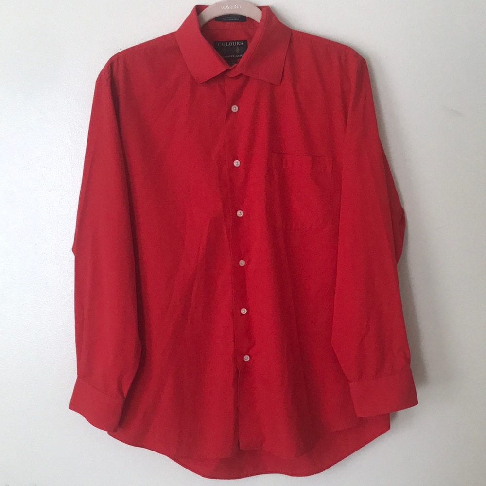 Alexander Julian Colours: Solid Long Sleeve Button Up Shirt